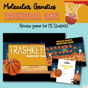 Preview of Trashketball Game - Molecular Genetics Review for High School Biology Students
