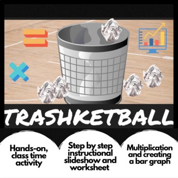Preview of Trashketball Multiplication Project - Graphing, Movement, and More!
