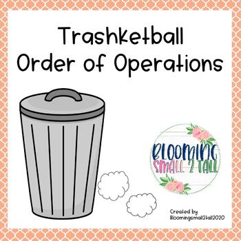 Preview of Order of Operations Math Games: Trashketball for Learning and Fun