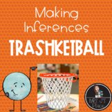 Making Inferences Trashketball Review Game for Upper Elementary