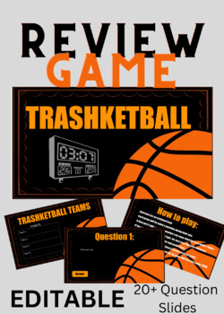 Preview of Trashketball Review Game Template