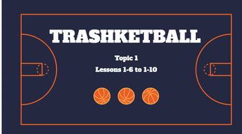 Preview of Trashketball- Scientific Notation & Exponent Rules