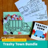 Trashy Town Bundle, Garbage Truck Craft, Trash Collector, 