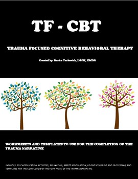 Preview of Trauma Focused CBT Narrative Packet Therapy Resource (TF-CBT)