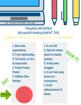 Preview of Trauma-Informed Behavior Management Tip Sheet