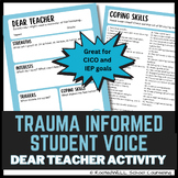 Trauma Informed Behavior Management Student Voice Worksheet