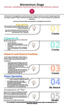 Preview of Trauma-Informed Tip Sheet for Teaching in Virtual Spaces