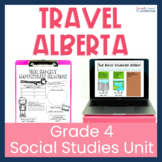 Alberta's Geographic Regions Digital and Printable Grade 4