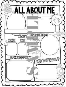 Travel All About Me Page by Teacher's Clubhouse | TpT