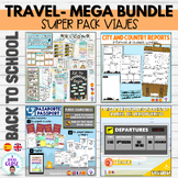 Travel- Back to school Mega Bundle- Super pack Viajes bilingual