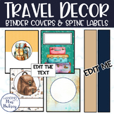 Travel Binder Covers and Spine Labels