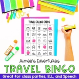 Travel Bingo Game | Vocabulary Words | Language Arts Activity