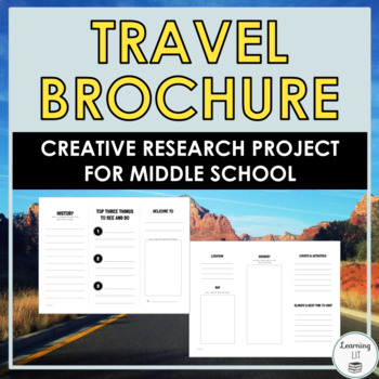 travel brochure assignment middle school