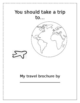 Preview of Travel Brochure Cover