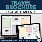 Travel Brochure Digital Research & Vacation Writing Templa