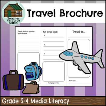 Preview of Travel Brochure (Grades 2-4 Language)