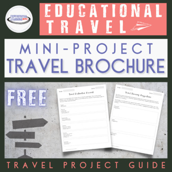 Preview of Free High School Travel Brochure Project