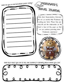 Preview of Travel Buddy Journal