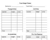 Travel Budget Planner