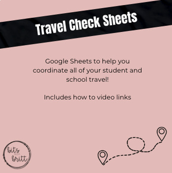 Preview of Travel Check Sheets