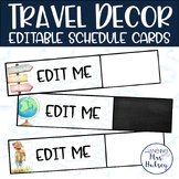 Travel Class Schedule Cards