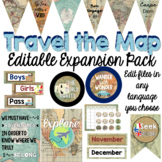 Travel Classroom Decor Editable Expansion Pack