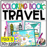 Travel Coloring Pages | Early Finisher Activities | Vacati
