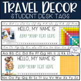 Travel Desk Name Tags - Student Name Tags