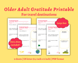 Travel Destination Gratitude Worksheets | Printable Activi