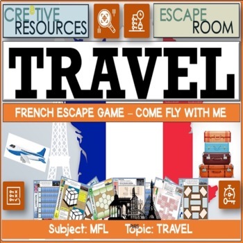 Preview of Travel French Escape Room