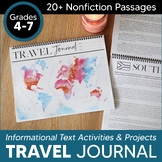 20 Informational Text Passages & Activities TRAVEL JOURNAL