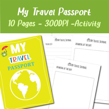 Travel Journal For Kids (Free Download) - Student Resources