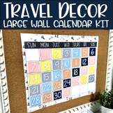 Travel Large Wall Calendar - Class Calendar