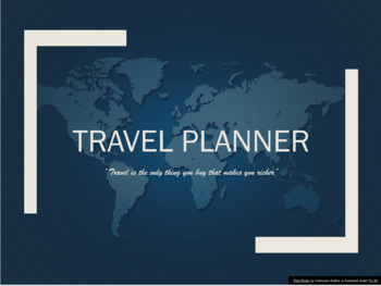 Preview of Travel Planner/Brochure Template - Editable
