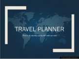 Travel Planner/Brochure Template - Editable