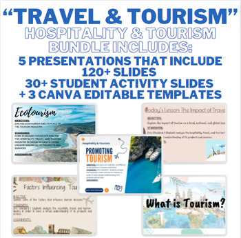 Preview of Travel Planning/Tourism Bundle - Hospitality & Tourism