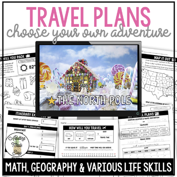Preview of Travel Plans Activity Pack 8 - The North Pole