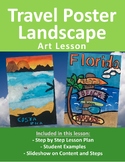 Travel Poster Landscape Art Lesson