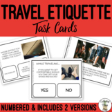 Travel Safety & Etiquette Task Cards