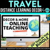 Travel Theme | Online Teaching Backdrop | Google Classroom