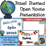 Travel Themed Back to School Open House Powerpoint