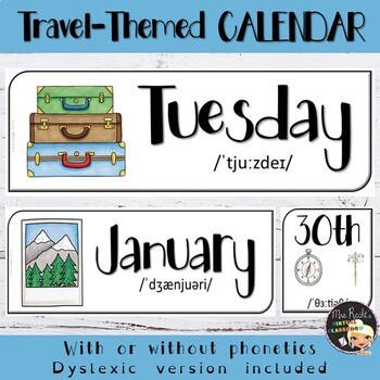 travel classroom calendar