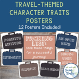Travel Themed Character Traits Posters | Travel Themed Cla