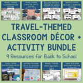 Travel Classroom Decor Bundle for a Travel Themed Classroo