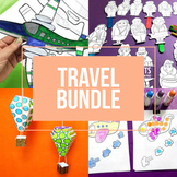 Travel Themed Coloring & Crafts Bundle