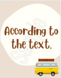 Travel Themed-Sentence Starter Posters/Task Cards