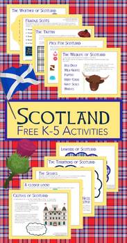Preview of Travel To Scotland Elementary Introduction