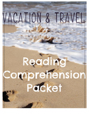 Travel & Vacation Vocabulary / Reading Comprehension ELD