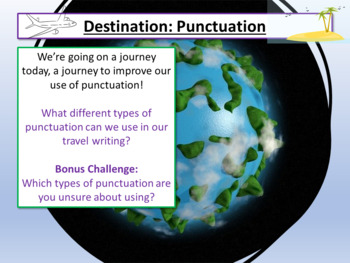 Preview of Travel Writing Punctuation
