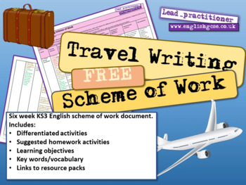 Preview of Travel Writing Unit Plan